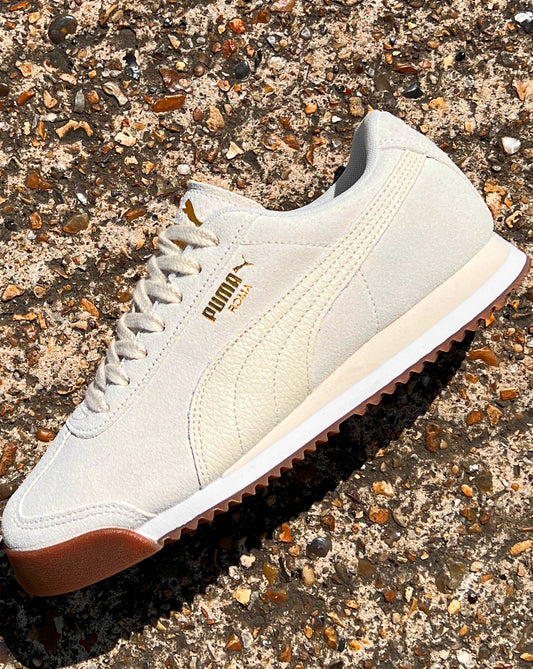 Puma Puma Roma Wildleder-Sneaker Off-White