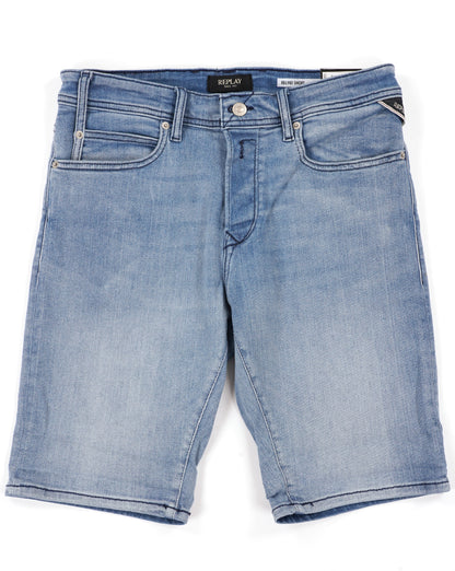Replay Denim-Shorts Hellblau