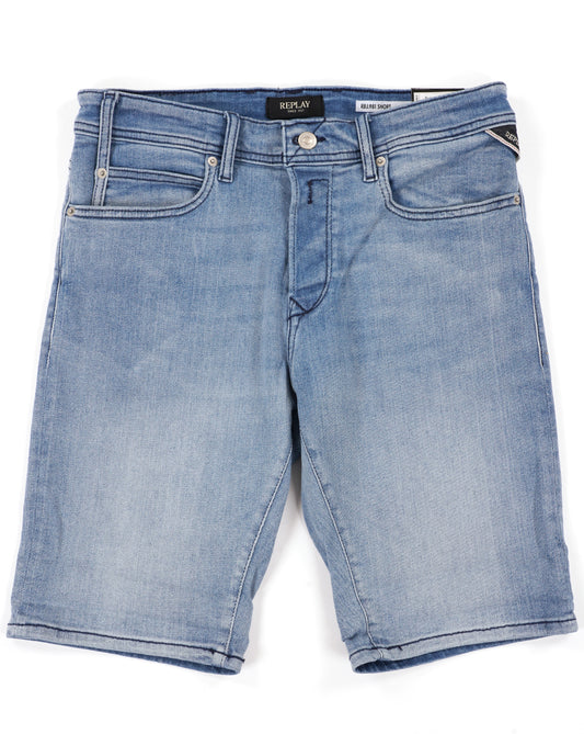 Replay Replay Denim-Shorts Hellblau