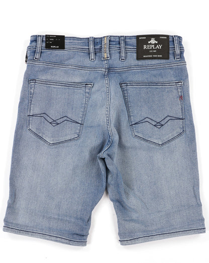 Replay Denim-Shorts Hellblau
