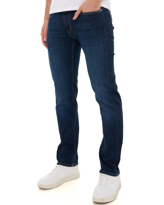 Replay Replay Grover Straight Fit Jeans Dark Blue