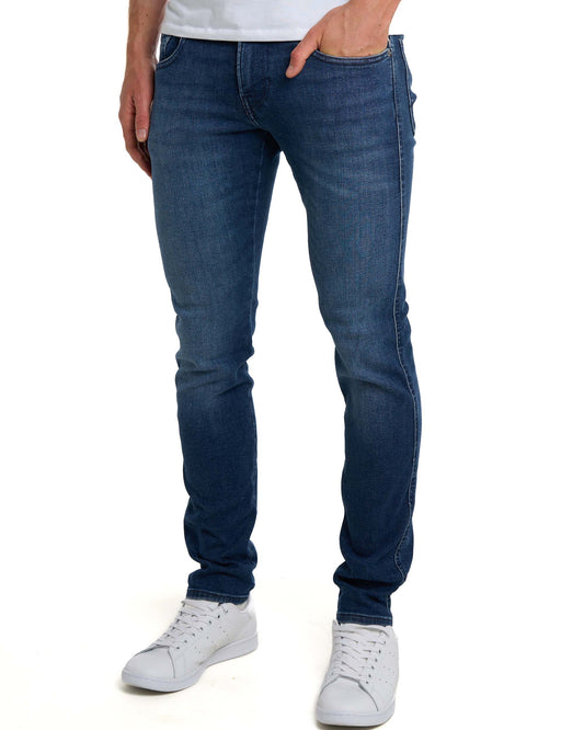 Replay Replay Power Stretch Anbass Slim Fit Jeans Medium Blue