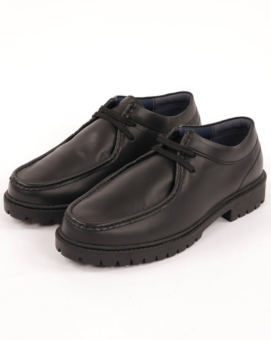Roamers Roamers Apron Leather Shoes Black