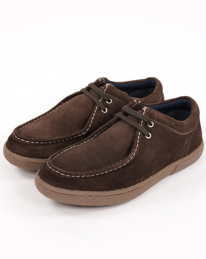 Roamers Apron Suede Shoes Brown