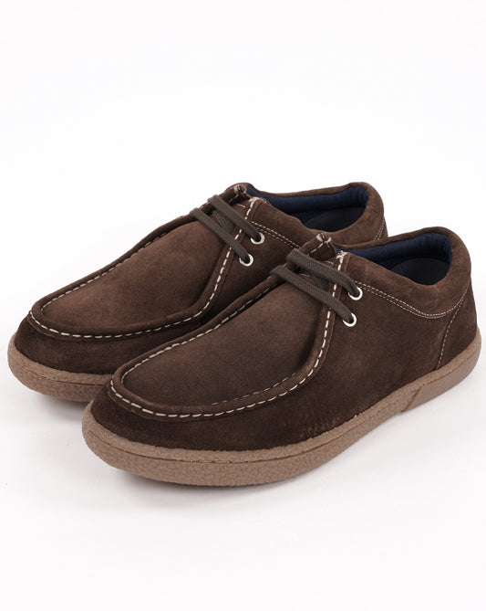 Roamers Roamers Apron Suede Shoes Brown