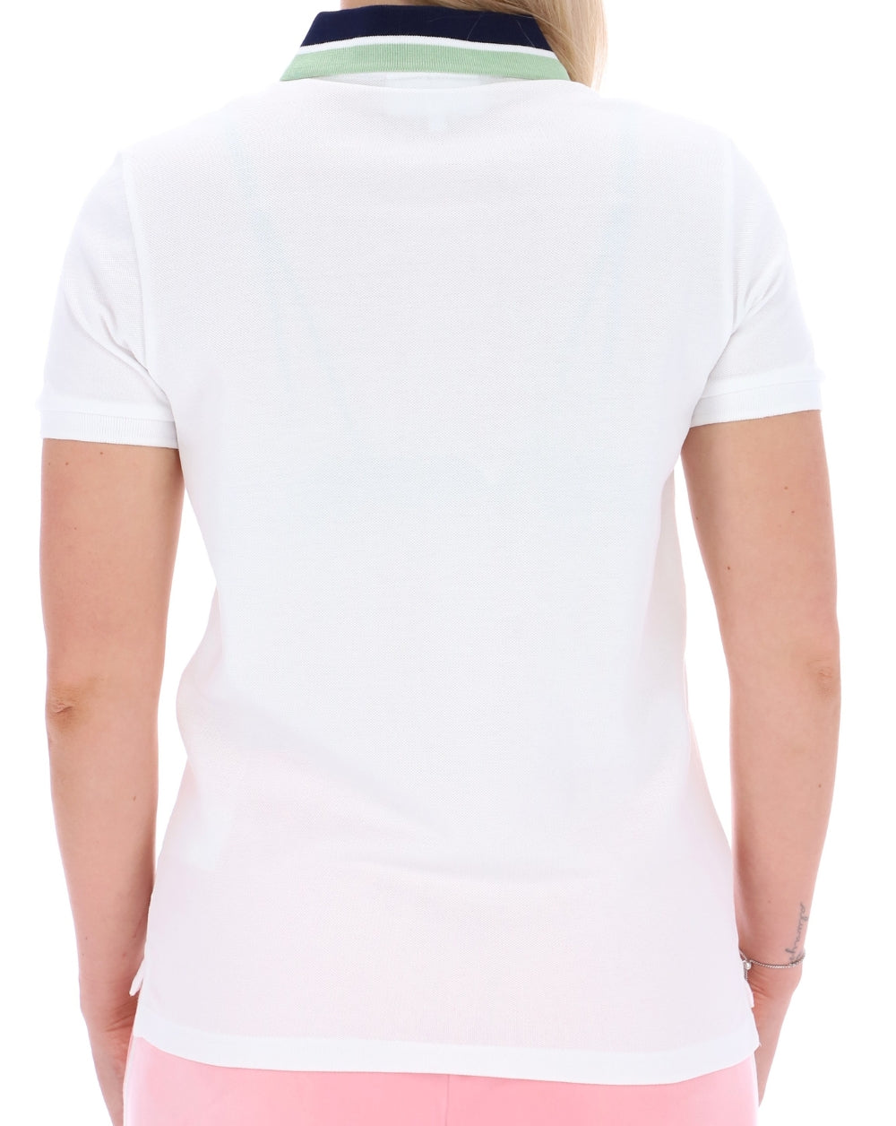 Sergio Tacchini Carina Polo White/Navy Blue