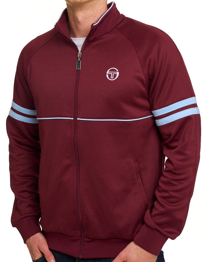 Sergio Tacchini Star Track Top Claret Sky