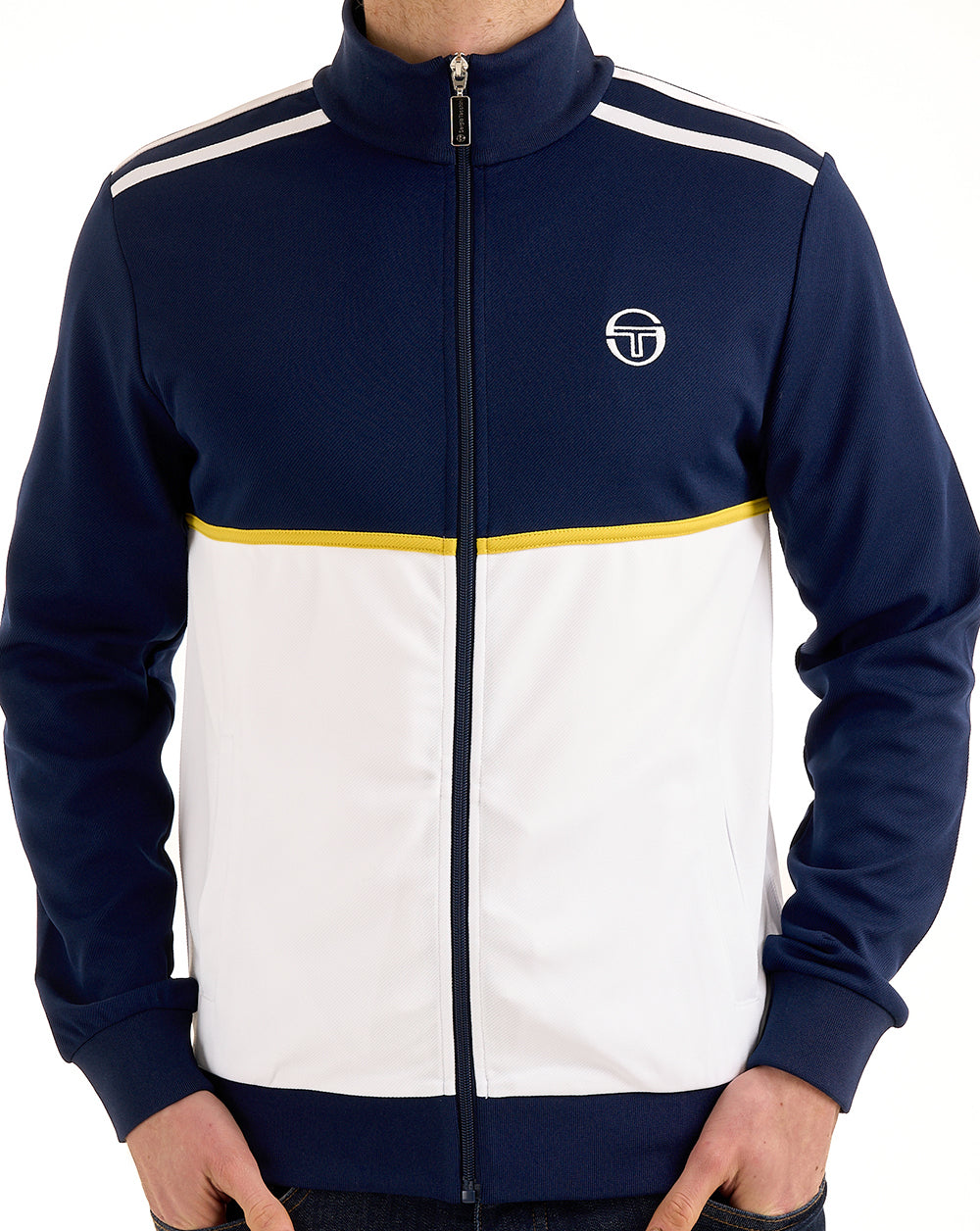 Sergio Tacchini Locchi Track Top Marineblau / Weiß