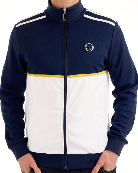 Sergio Tacchini Locchi Track Top Navy Blue / White