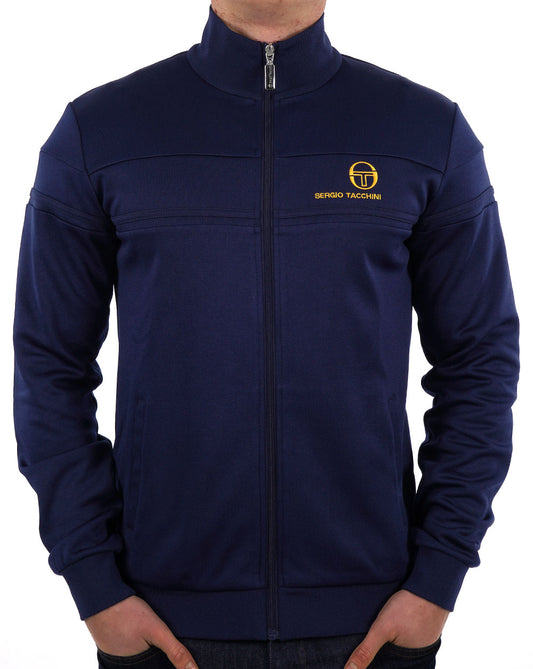 Sergio Tacchini Sergio Tacchini Masters Trainingsjacke Marineblau Gold