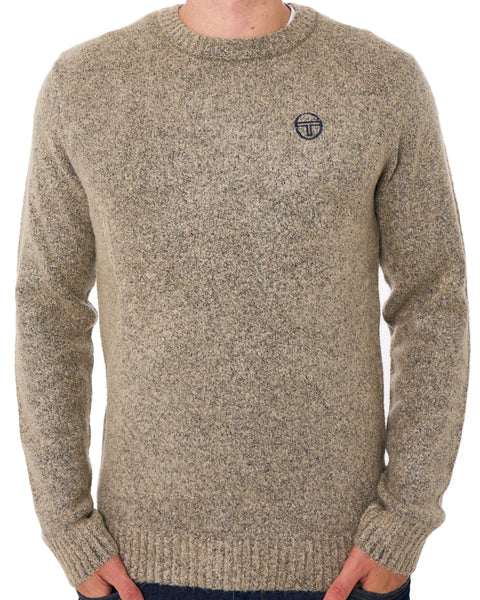 Sergio Tacchini Caputo Boucle Crew Knit Light Sand