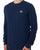 Sergio Tacchini New Berto Jacquard Crew Knit Jumper Navy Blue