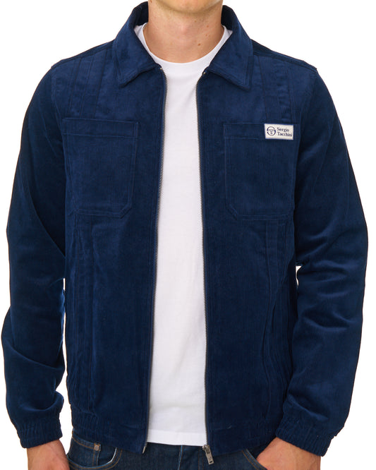 Sergio Tacchini Sergio Tacchini Corduroy Jacket Navy