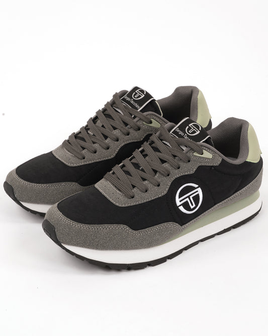 Sergio Tacchini Sergio Tacchini CT100 Mix Trainers Black/Turbulence/Seafoam