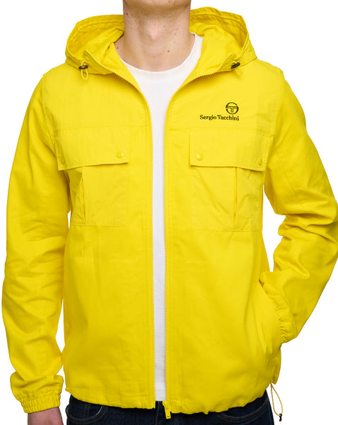 Sergio Tacchini Mixed Fabric Jacket Yellow