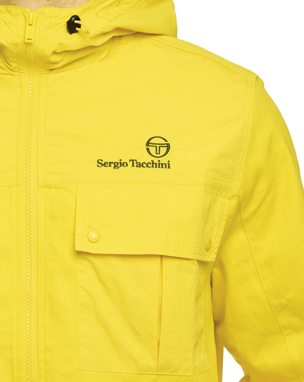 Sergio Tacchini Mixed Fabric Jacket Yellow