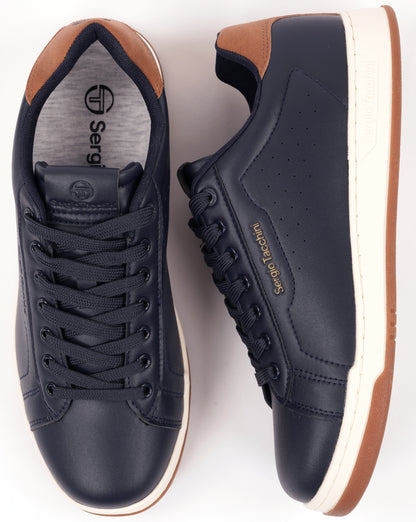 Sergio Tacchini Capri Trainers Navy/Brown