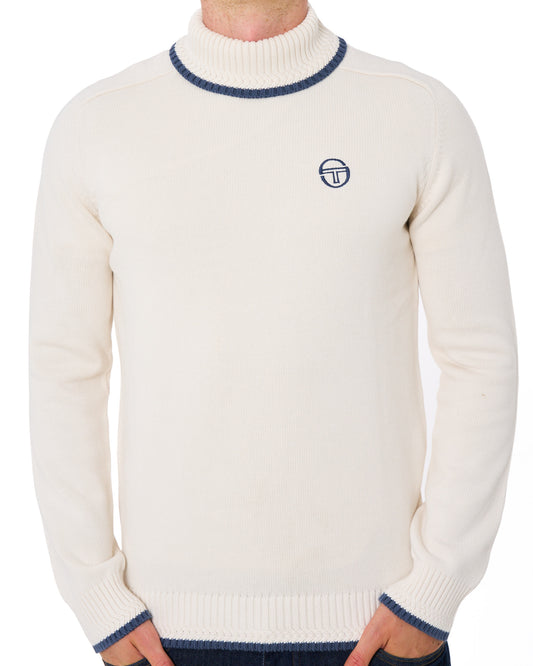 Sergio Tacchini Sergio Tacchini Roll Neck Knit Gardenia