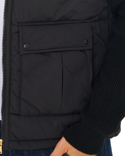 Sergio Tacchini Cassini Hybrid Nylon Jacket Black