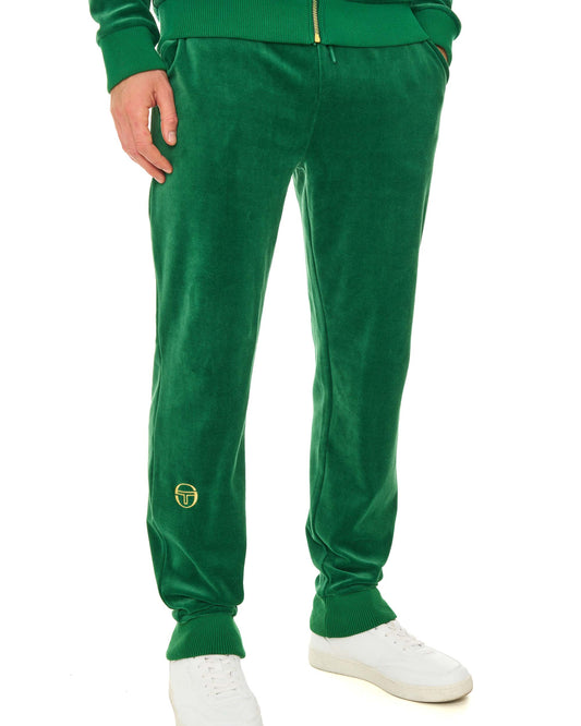 Sergio Tacchini Sergio Tacchini Classic Velour Track Pants Green