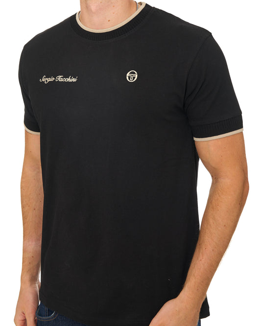 Sergio Tacchini Sergio Tacchini Conte T Shirt Black