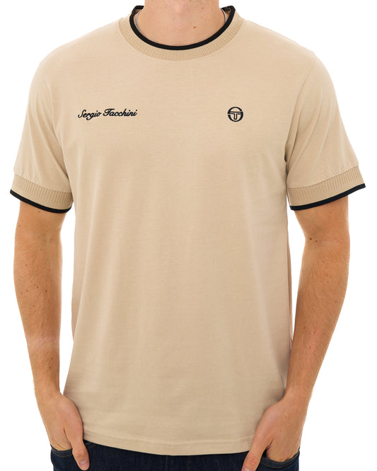 Sergio Tacchini Sergio Tacchini Conte T Shirt Light Sand