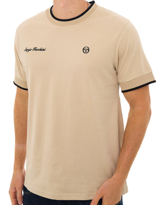 Sergio Tacchini Sergio Tacchini Conte T Shirt Light Sand