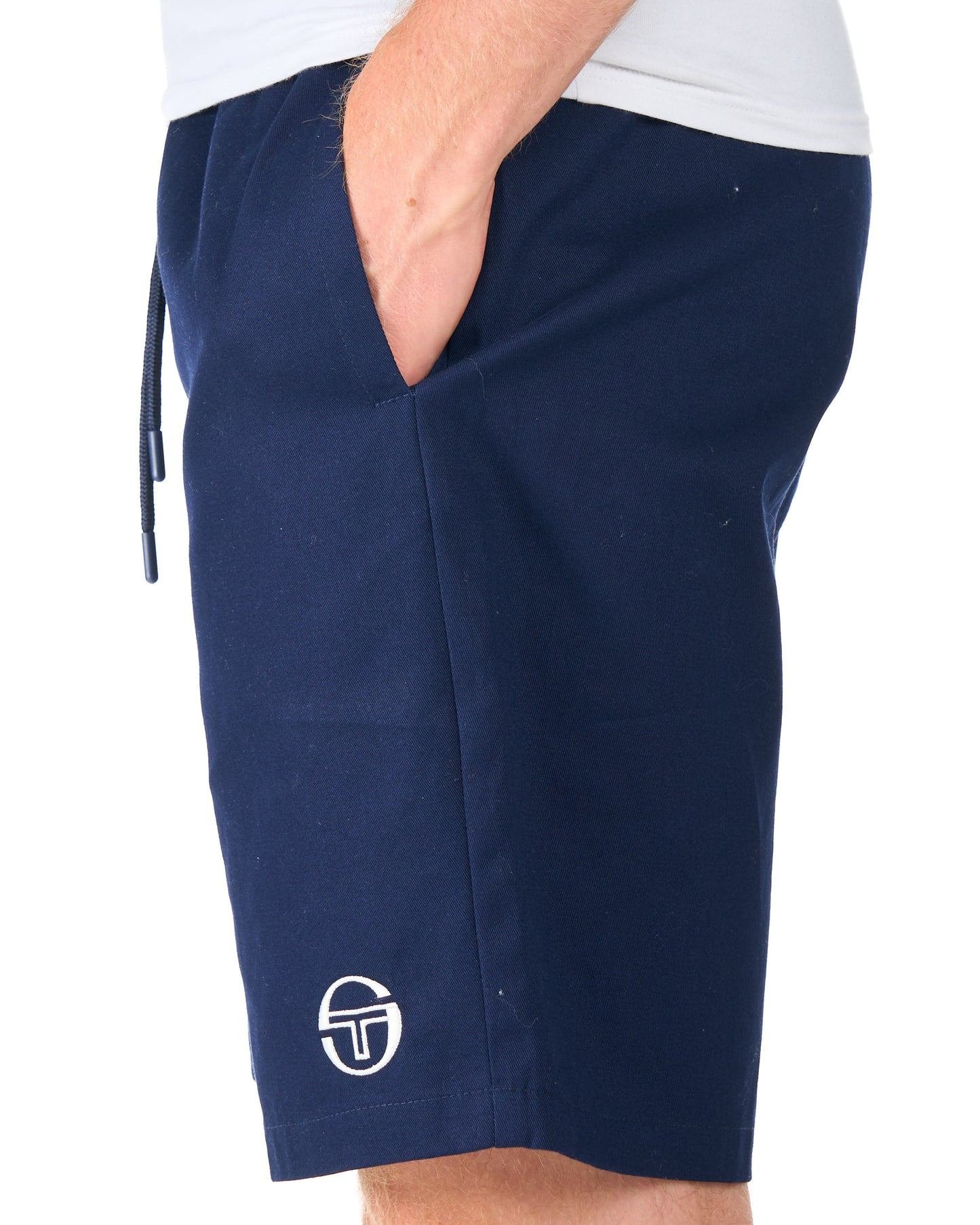Sergio Tacchini Drawstring Chino Shorts Navy