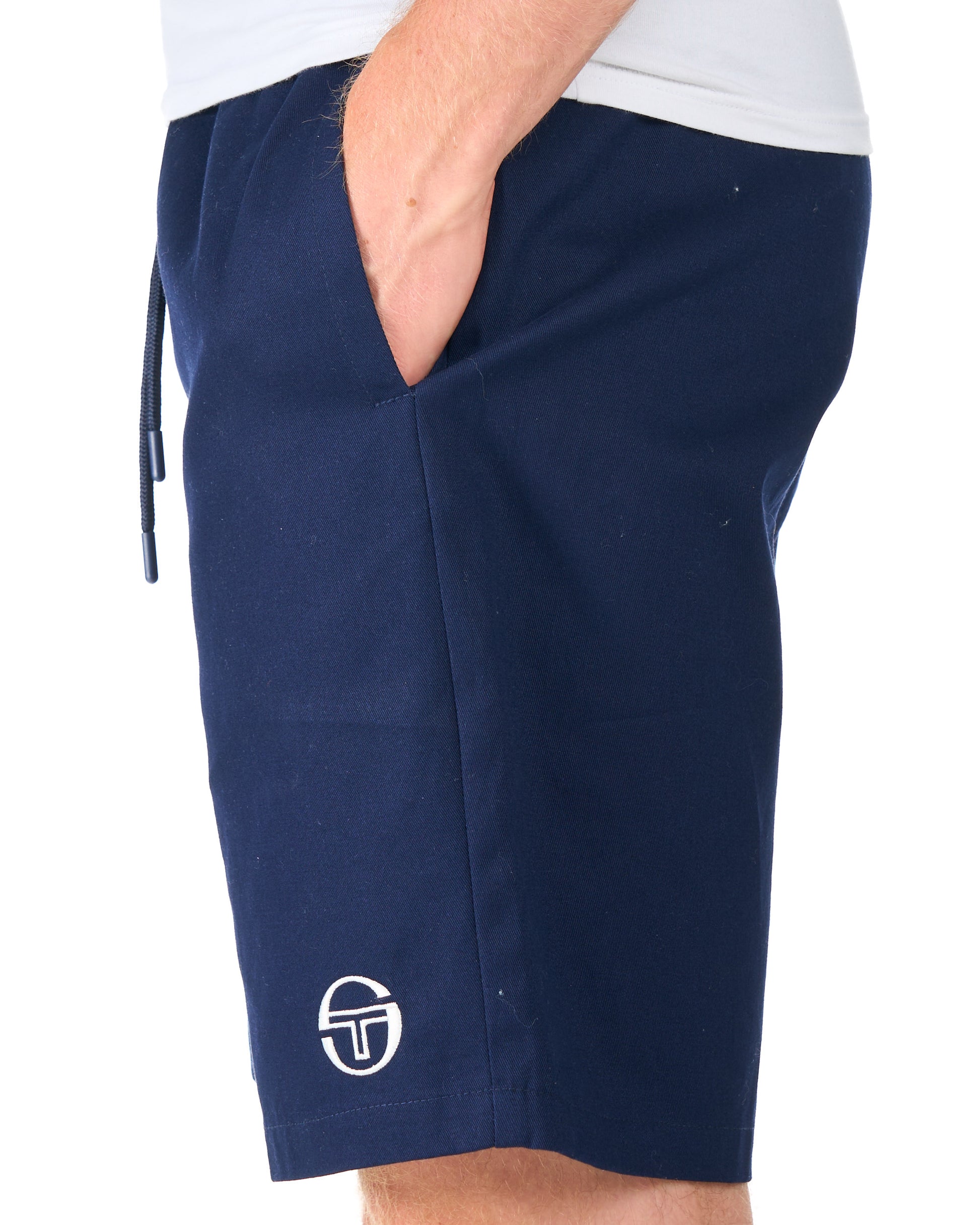 Sergio Tacchini Drawstring Chino Shorts Navy