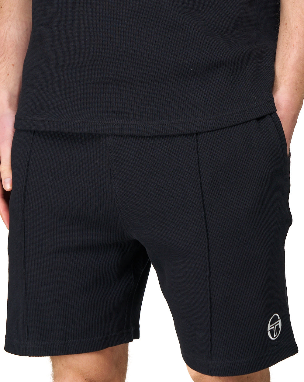 Sergio Tacchini Court Shorts Schwarz