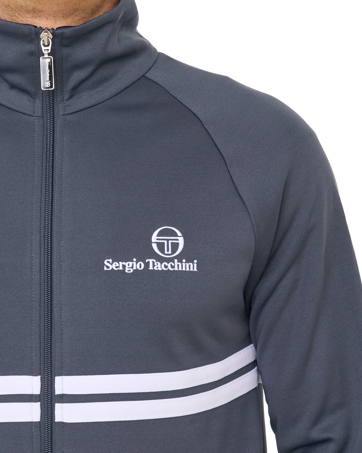 Sergio Tacchini Dallas Track Top Dark Grey