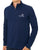 Sergio Tacchini 1/4-Reißverschluss-Top in Marineblau