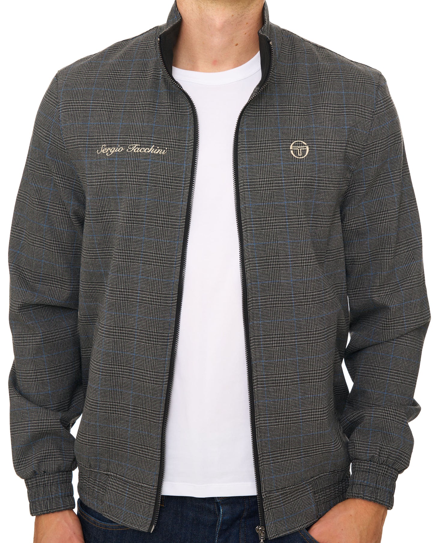 Sergio Tacchini Deluca Jacket Charcoal/Black