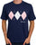 Sergio Tacchini Diamond T-Shirt Marineblau Weiß Rosa