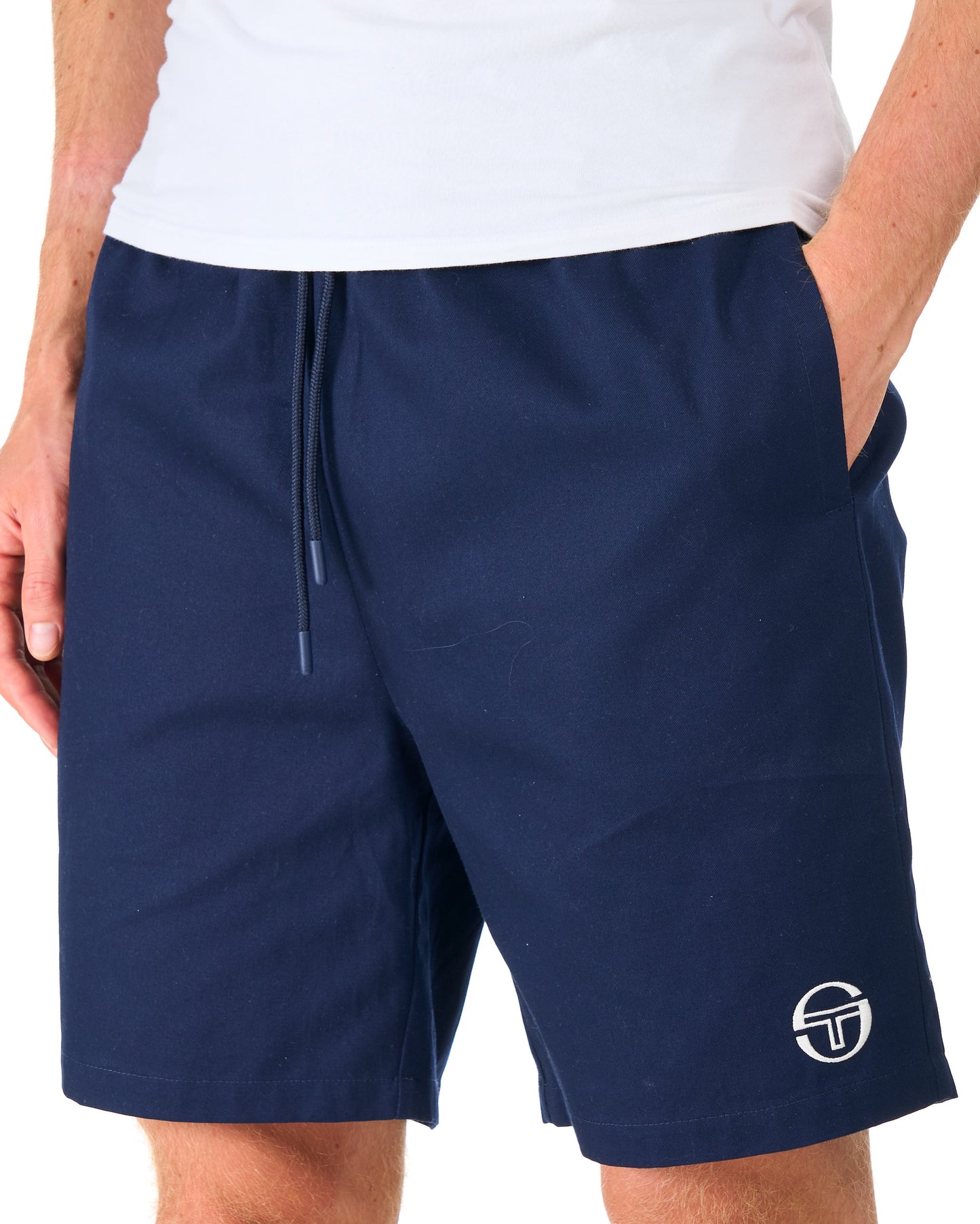 Sergio Tacchini Drawstring Chino Shorts Navy