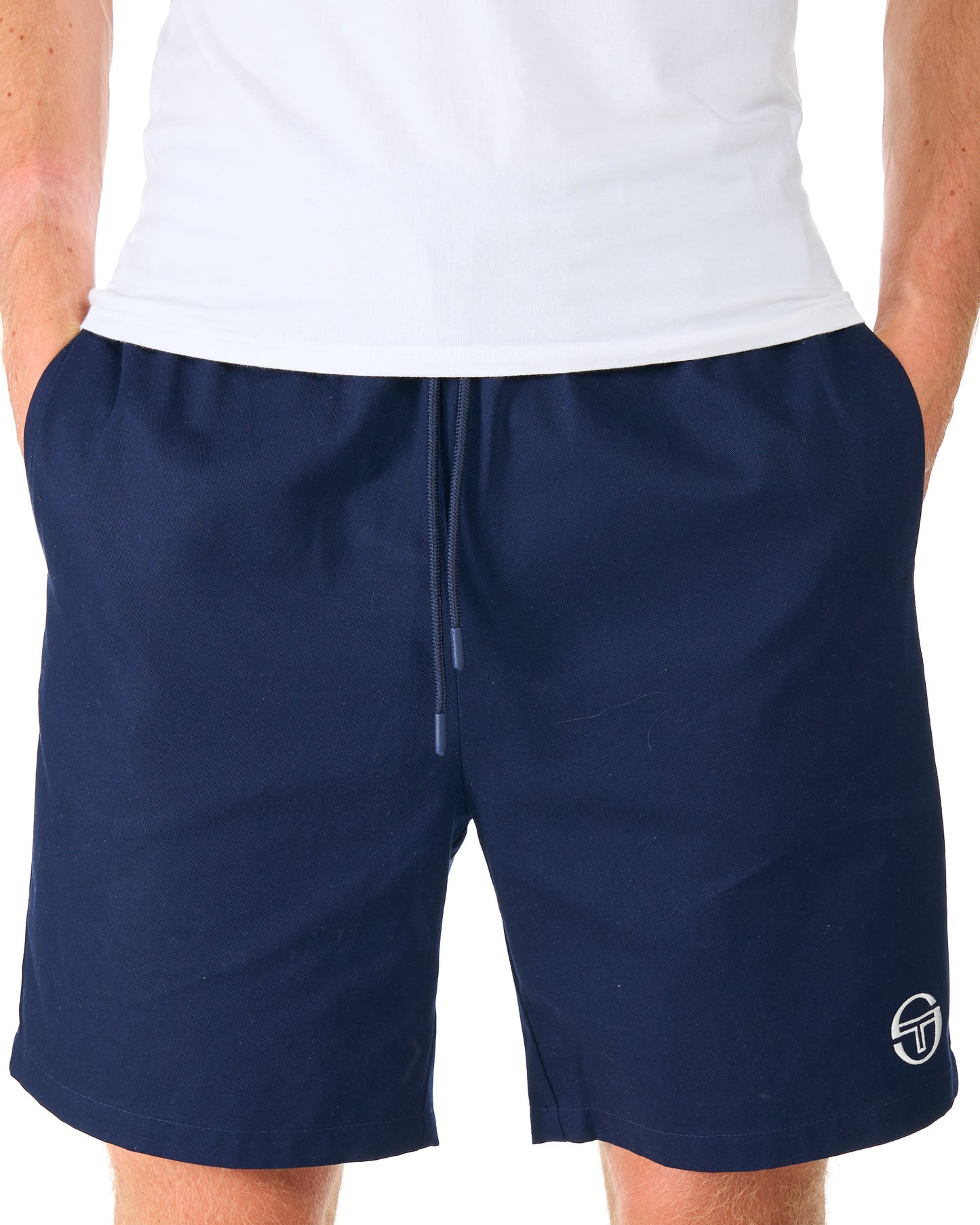 Sergio Tacchini Drawstring Chino Shorts Navy
