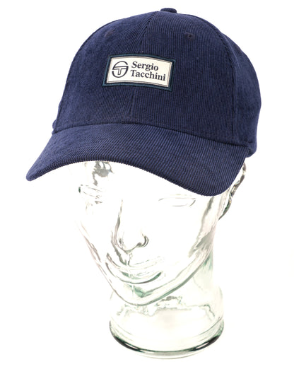 Sergio Tacchini Edwaldo Corduroy Cap Navy Blue/Gardenia