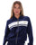 Sergio Tacchini Erica Velour Track Top Navy Blue/Gardenia