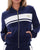Sergio Tacchini Erica Velour Track Top Navy Blue/Gardenia