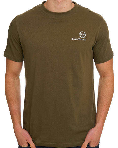Sergio Tacchini Felton T Shirt Dark Olive
