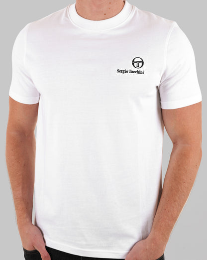 Sergio Tacchini Felton T-Shirt Weiß/Marineblau