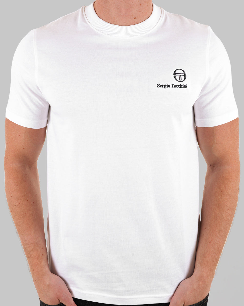 Sergio Tacchini Felton T-Shirt Weiß/Marineblau