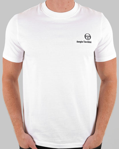 Sergio Tacchini Felton T-Shirt Weiß/Marineblau