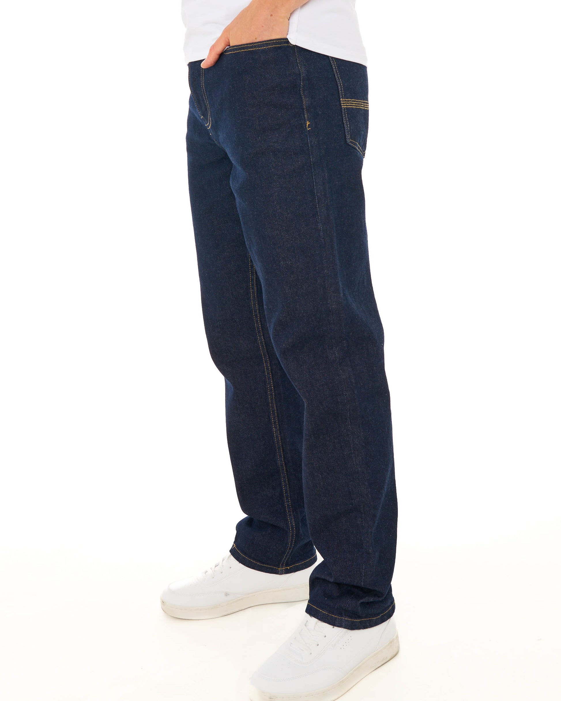 Sergio Tacchini Forza Straight Leg Jeans Dark Wash