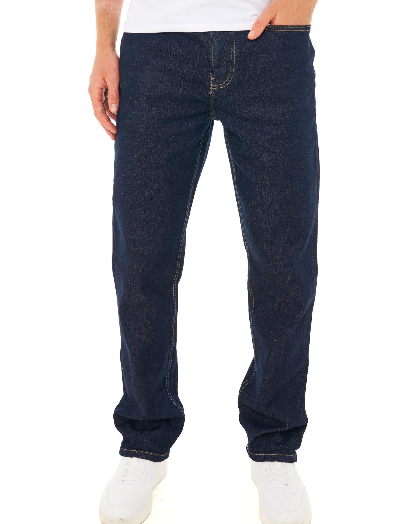 Sergio Tacchini Forza Straight Leg Jeans Dark Wash