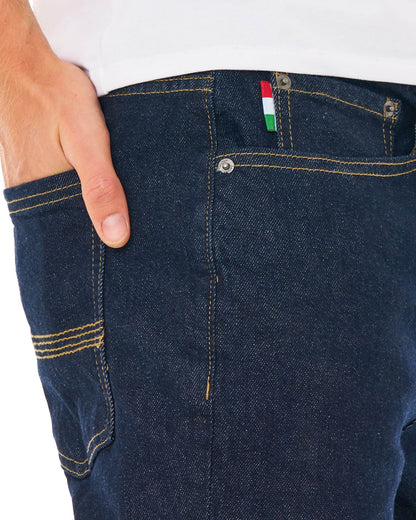 Sergio Tacchini Forza Straight Leg Jeans Dark Wash