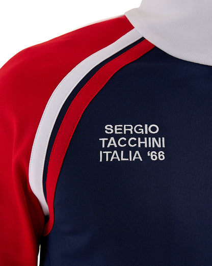 Sergio Tacchini Ghibli Davis Trainingsoberteil Marineblau/Tiefrot