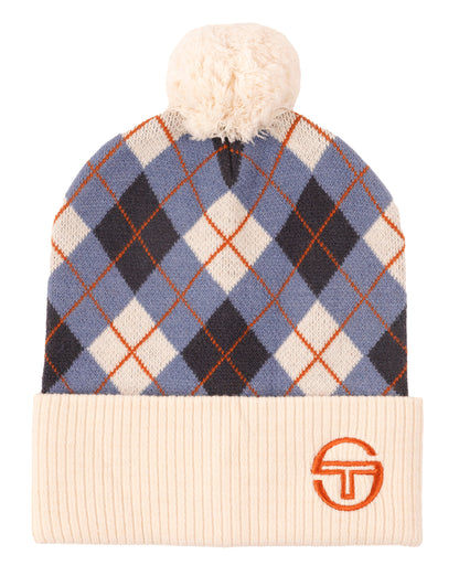 Sergio Tacchini Hamilton Bobble Beanie Gardenia