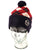 Sergio Tacchini Hamilton Bobble Beanie Navy Blue/Rhubarb