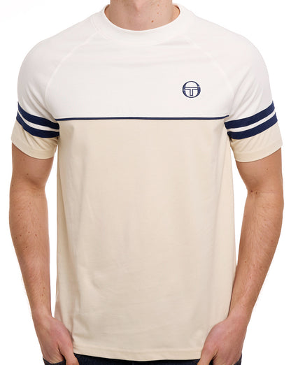 Sergio Tacchini Orion T-Shirt Gardenia/Sandshell